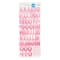 Glitter Pink Ombre Alphabet Stickers by Recollections™
